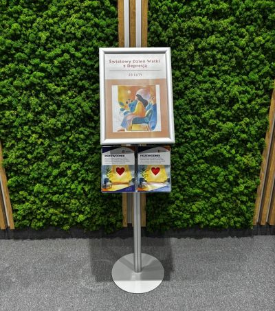 zdjęcie materiał&oacute;w informacyjnych na temat Programu ochrony zdrowia psychicznego